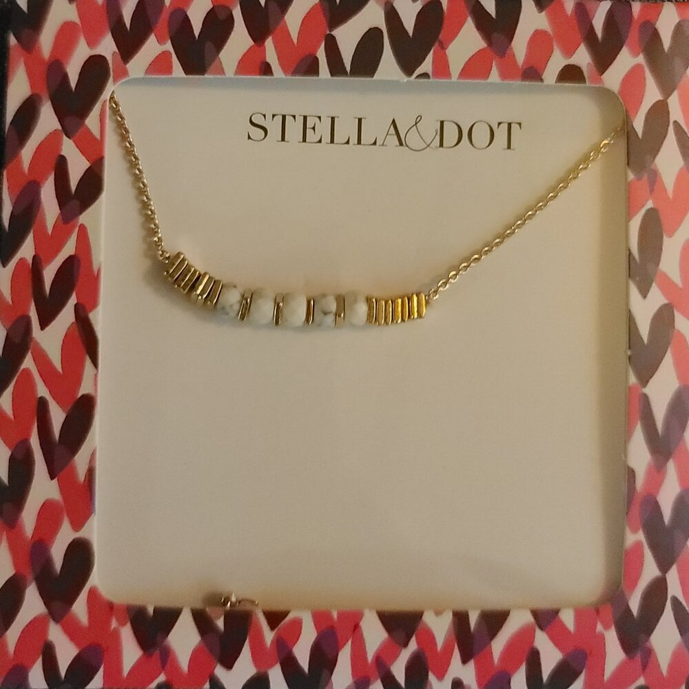 Stella & Dot Anda Intention Delicate Necklace and Matching Bracelet